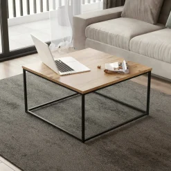 Tavolino da salotto Dkristianse, 72x72 h40 cm,<Dmora Store