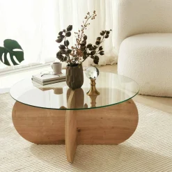 Tavolino da salotto Doliveir, 75x75h35 cm,<Dmora Fashion