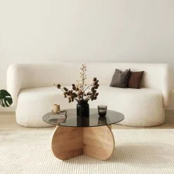 Tavolino da salotto Doliveir, 75x75h35 cm,<Dmora Flash Sale