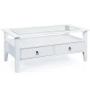 Tavolino da salotto Dorsten, Tavolo basso da caffè, Portariviste per divano, Ripiano da soggiorno, 115x60 h45 cm,<Dmora Cheap