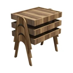Tavolino da salotto Dpisciott, 54x40 h64 cm,<Dmora Cheap