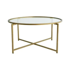 Tavolino da salotto Ecaterina, 83x83h40 cm,<Dmora Hot