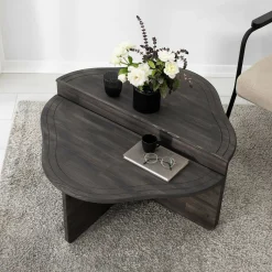 Tavolino da salotto Emiri, 90x90h40 cm,<Dmora Cheap