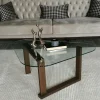 Tavolino da salotto Eufrasia, 96x81h41 cm,<Dmora Sale