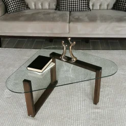 Tavolino da salotto Eufrasia, 96x81h41 cm,<Dmora Sale