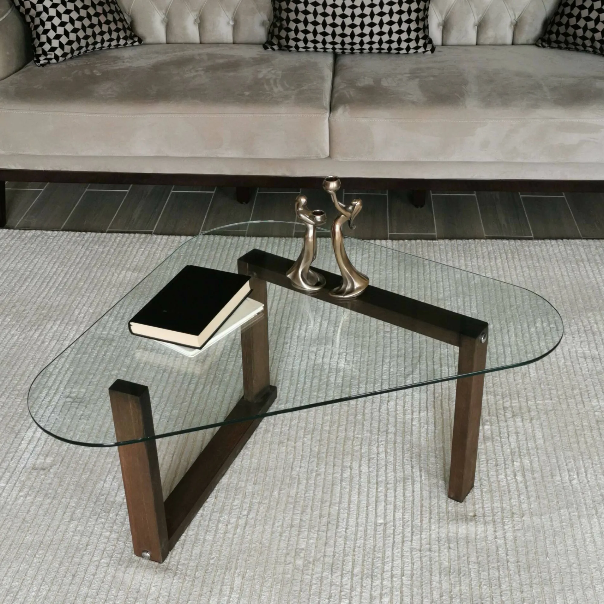 Tavolino da salotto Eufrasia, 96x81h41 cm,<Dmora Sale