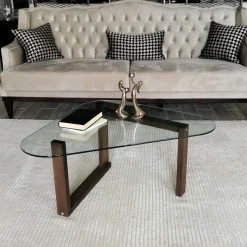 Tavolino da salotto Eufrasia, 96x81h41 cm,<Dmora Sale