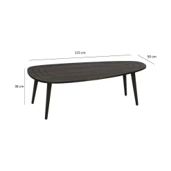 Tavolino da salotto Eugenia, 115x50h38 cm,<Dmora Online
