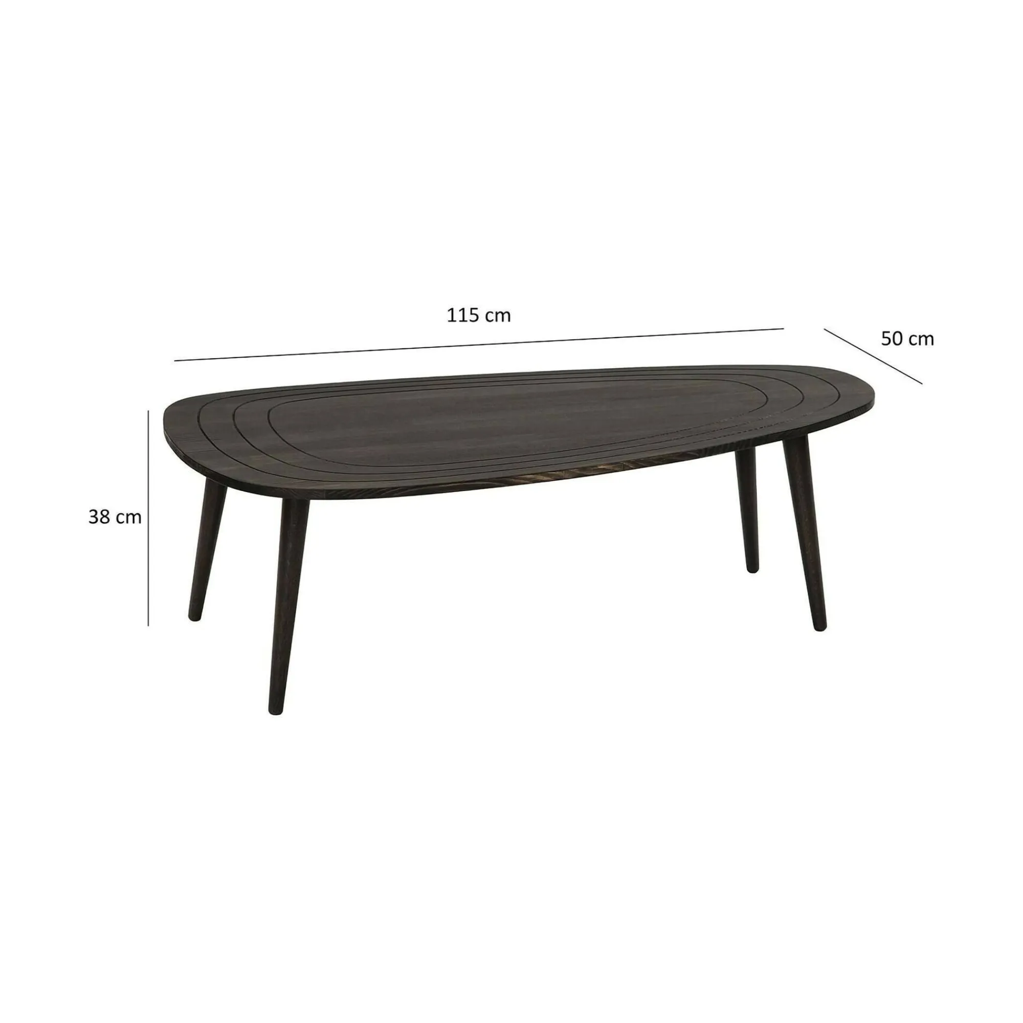 Tavolino da salotto Eugenia, 115x50h38 cm,<Dmora Online