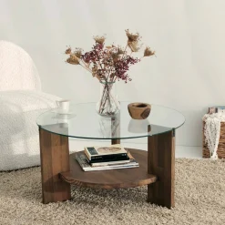 Tavolino da salotto Felino, 75x75h40 cm,<Dmora Cheap