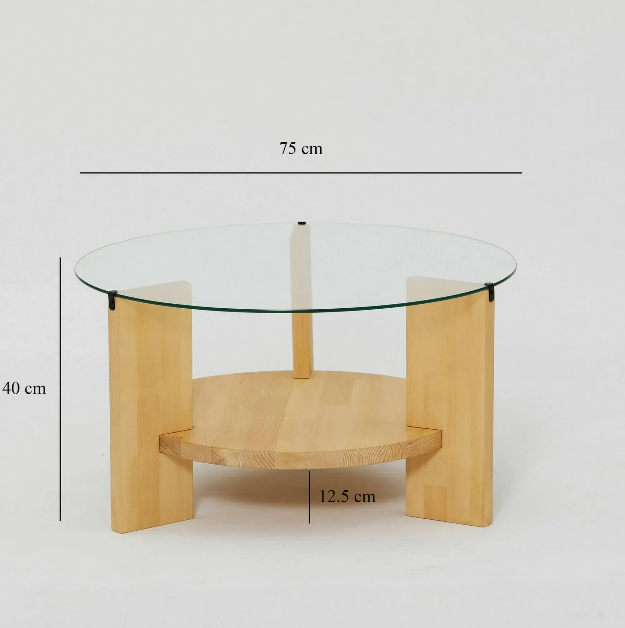 Tavolino da salotto Felino, 75x75h40 cm,<Dmora Cheap