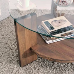 Tavolino da salotto Felino, 75x75h40 cm,<Dmora Cheap