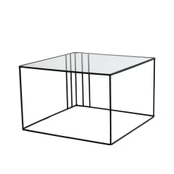 Tavolino da salotto Giacinta, 55x55h36 cm,<Dmora Cheap