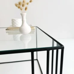 Tavolino da salotto Giacinta, 55x55h36 cm,<Dmora Cheap