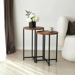 Tavolino da salotto Gwenllian, 70x35h55 cm,<Dmora Best
