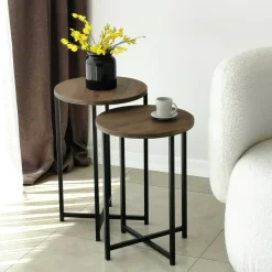 Tavolino da salotto Gwenllian, 70x35h55 cm,<Dmora Clearance
