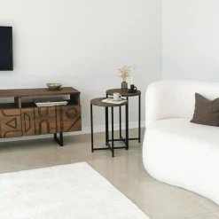 Tavolino da salotto Gwenllian, 70x35h55 cm,<Dmora Clearance