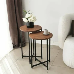 Tavolino da salotto Gwenllian, 70x35h55 cm,<Dmora Best