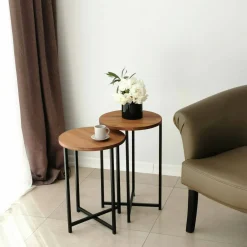 Tavolino da salotto Gwenllian, 70x35h55 cm,<Dmora Best