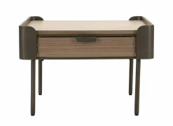 Tavolino da salotto Icona, 60x60 h41 cm, Grigio e Marrone<Dmora Online