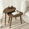 Tavolino da salotto Janequeo, 50x33h52 cm,<Dmora Fashion