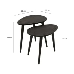 Tavolino da salotto Janequeo, 50x33h52 cm,<Dmora Outlet