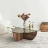 Tavolino da salotto Jolanda, 90x90h30 cm,<Dmora Sale