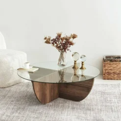 Tavolino da salotto Jolanda, 90x90h30 cm,<Dmora Sale