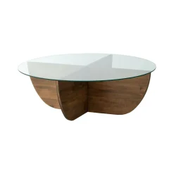 Tavolino da salotto Jolanda, 90x90h30 cm,<Dmora Discount