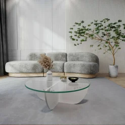 Tavolino da salotto Jolanda, 90x90h30 cm,<Dmora Shop