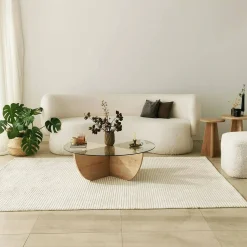 Tavolino da salotto Jolanda, 90x90h30 cm,<Dmora Store