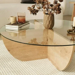 Tavolino da salotto Jolanda, 90x90h30 cm,<Dmora Store