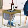 Tavolino da salotto Kamen, Tavolo basso da caffè, Portariviste per divano, Ripiano da soggiorno, 35x40 h35 cm,<Dmora New