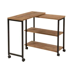 Tavolino da salotto Lagaros, 70x76 h63 cm, Quercia e Nero<Dmora Best Sale