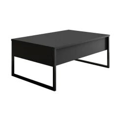 Tavolino da salotto Lavinia, 90x60h40 cm, Antracite e Nero<Dmora Flash Sale