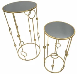 Tavolino da salotto Leonid, 50x50 h100 cm,<Dmora Shop