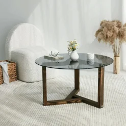 Tavolino da salotto Luigia, 75x75h40 cm,<Dmora Online