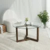 Tavolino da salotto Luigia, 75x75h40 cm,<Dmora Cheap