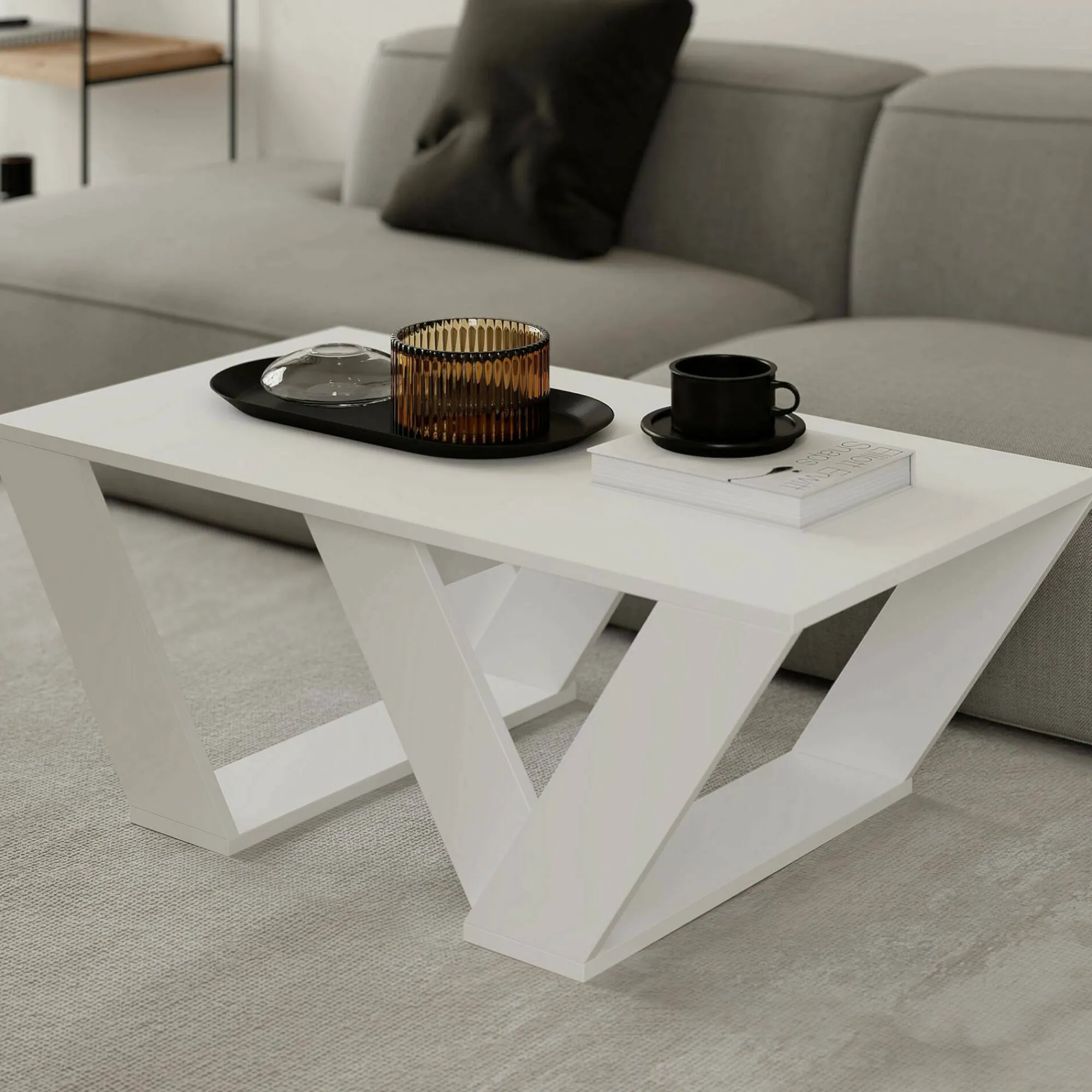 Tavolino da salotto Mercedes, 110x60h40 cm,<Dmora Cheap