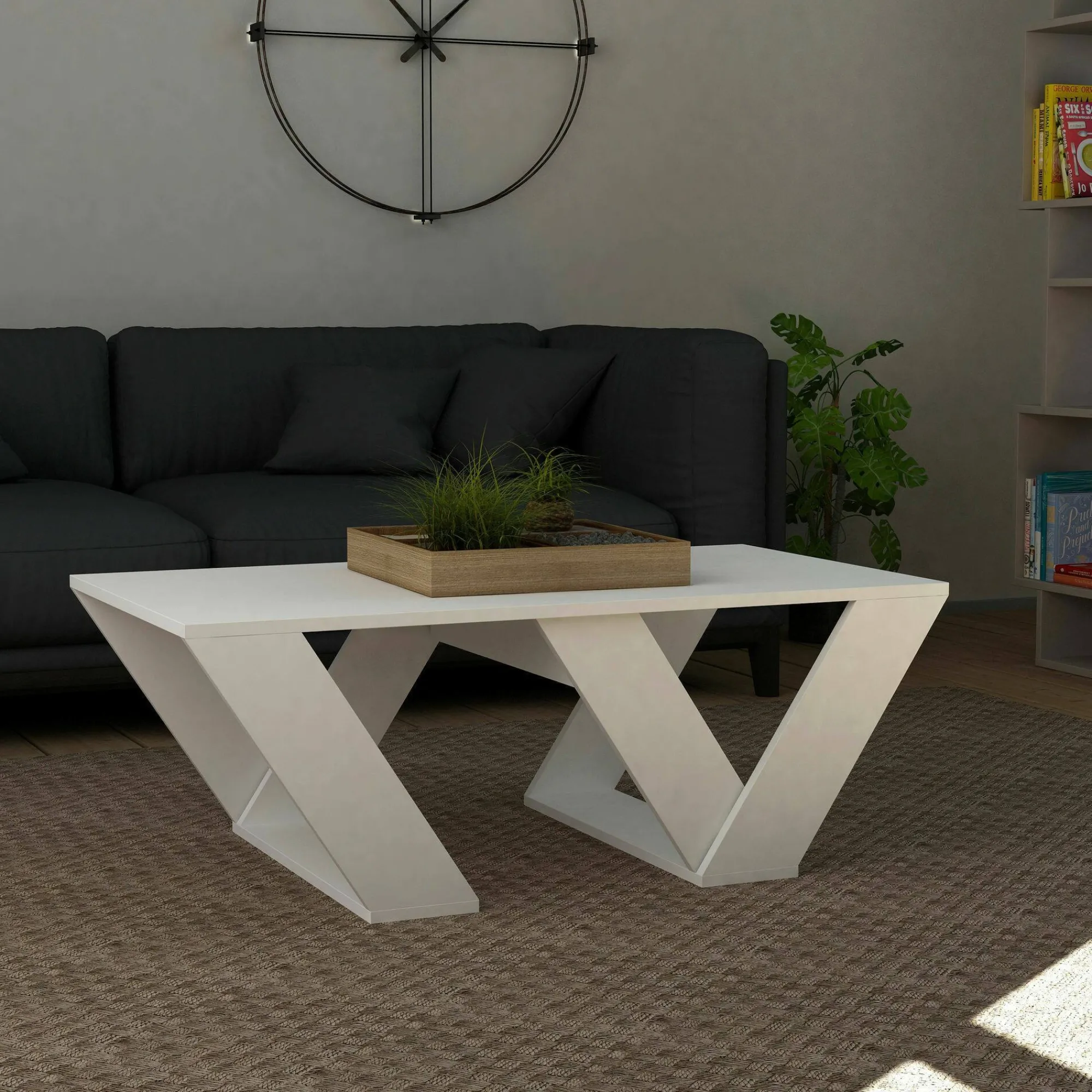 Tavolino da salotto Mercedes, 110x60h40 cm,<Dmora Cheap