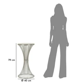 Tavolino da salotto Merli, , 40x40 h79 cm<Dmora Outlet