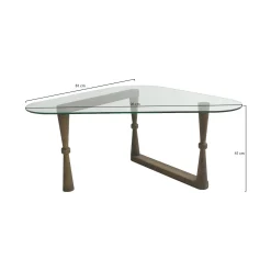Tavolino da salotto Messico, 96x81h41 cm,<Dmora Online