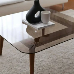 Tavolino da salotto Mezzagno, 80x80h40 cm,<Dmora Hot