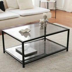 Tavolino da salotto Mina, 90x60h40 cm,<Dmora Flash Sale