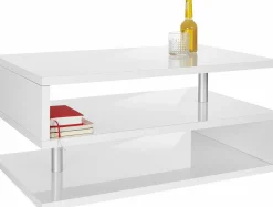 Tavolino da salotto Natalia, 90x55h41 cm, lucido<Dmora Best Sale