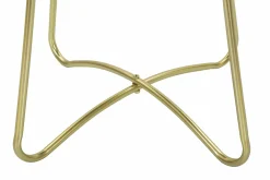 Tavolino da salotto Nigra, 45x45 h59 cm, Verde e Oro<Dmora Flash Sale