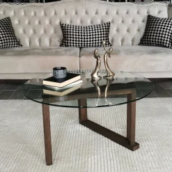 Tavolino da salotto Ragia, 80x80h41 cm,<Dmora Hot