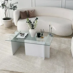 Tavolino da salotto Teti, 105x65h40 cm,<Dmora Discount