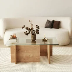 Tavolino da salotto Teti, 105x65h40 cm,<Dmora Hot