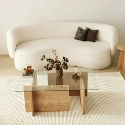 Tavolino da salotto Teti, 105x65h40 cm,<Dmora Hot